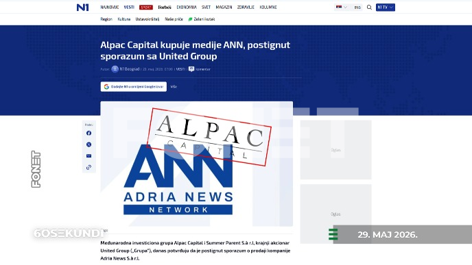 Vesti u 60 sekundi